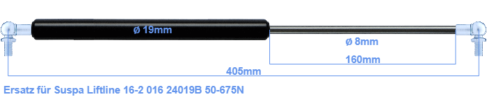 Suspa Liftline 16-2 016 24019B